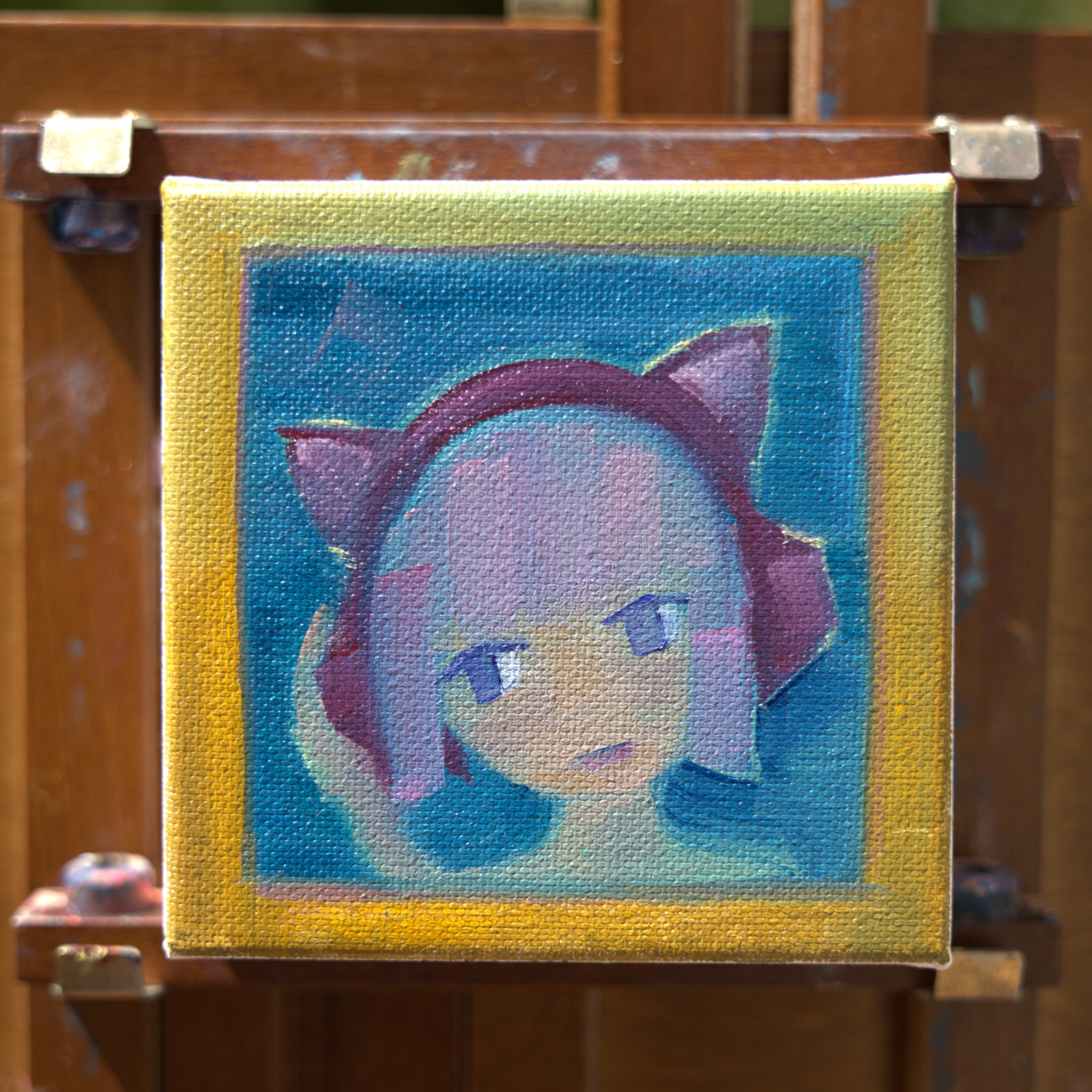 Girl with Red Heaphones