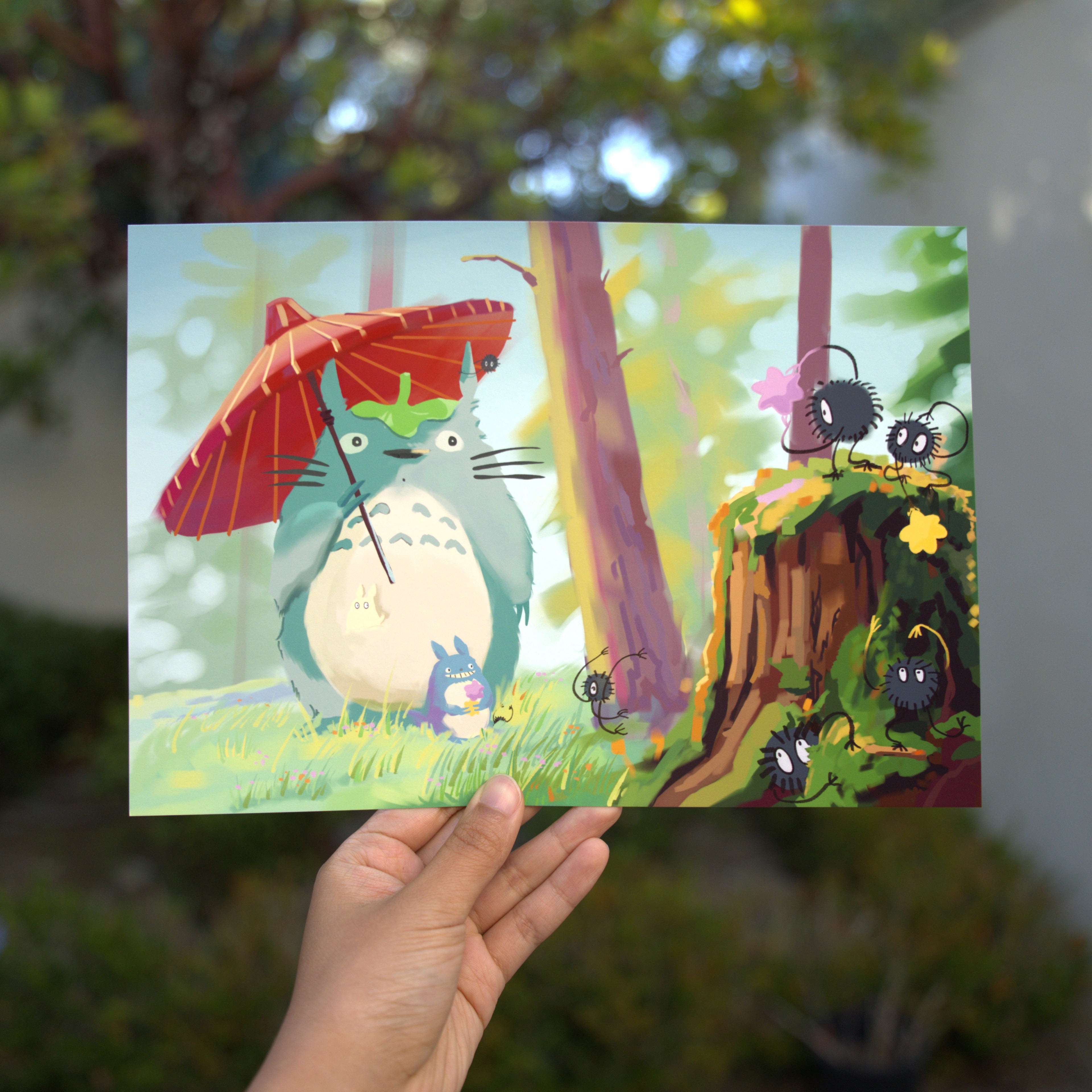 In the forest Print