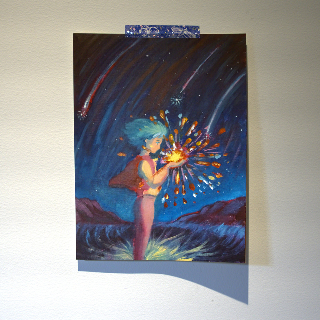 Boy and the star Print